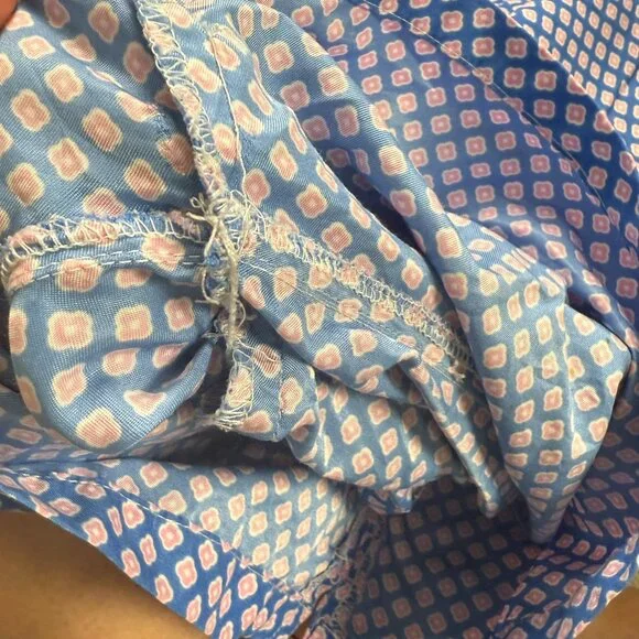 Peter Millar Men's Swim Trunks Blue Printed, Drawstring, Mesh Liner, Summer - Picture 11 of 16